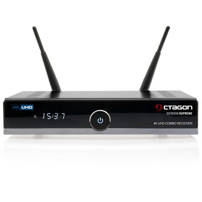 Octagon  SF8008 SF 8008 UHD HEVC COMBO SUPREME DVB-S2X + DVB-T2 WiFi