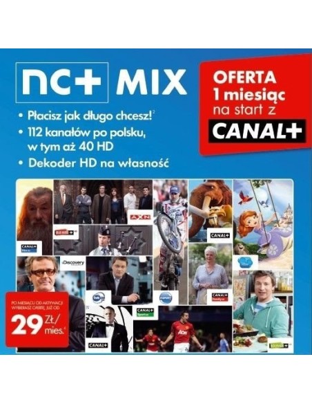 Tuner nbox 5800S + 1miesiąc NC+ MIX